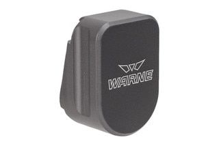 Warne Magazine Extension in Gray Fits S&W M&P 9/40 and adds +3/2 rounds